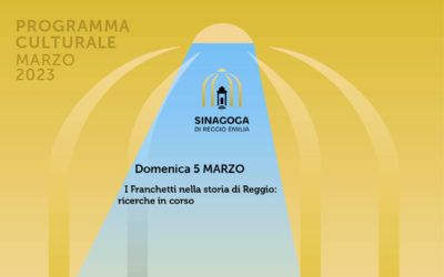 “I Franchetti nella storia di Reggio: ricerche in corso” il 5 marzo in sinagoga