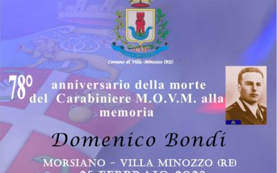 Morsiano e Villa Minozzo ricordano Domenico Bondi, carabiniere e partigiano