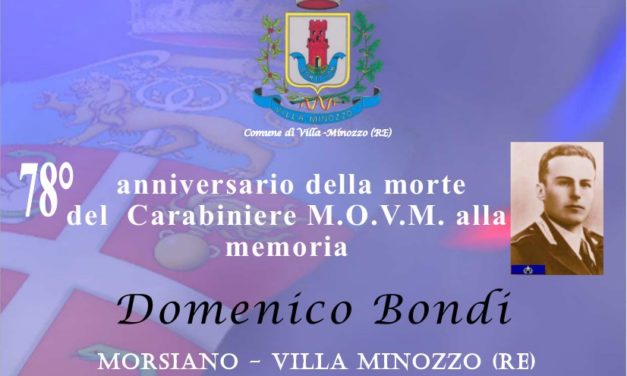 Morsiano e Villa Minozzo ricordano Domenico Bondi, carabiniere e partigiano