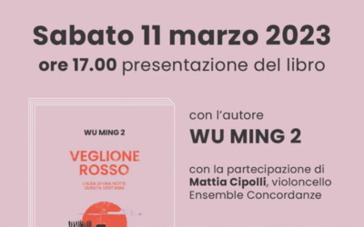 Presentazione di “Veglione Rosso” di Wu Ming 2 l’11 marzo a Correggio