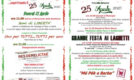 Il 25 Aprile a Castelnovo di Sotto tra celebrazioni, pranzo, pedalate e concerto