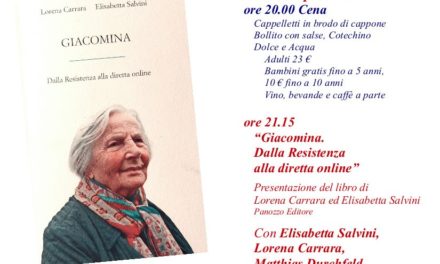Presentazione del libro su Giacomina Castagnetti alle Ciminiere di Ca’ de Caroli