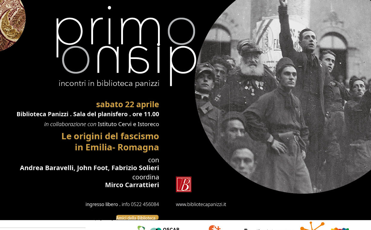 “Le origini del fascismo in Emilia-Romagna” il 22 aprile a Reggio