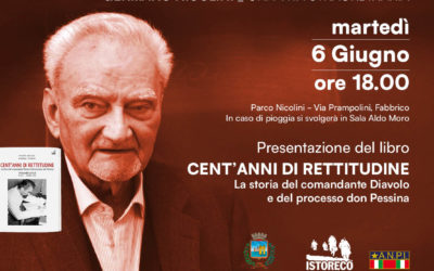 “Cent’anni di rettitudine. La storia del comandante Diavolo e del processo don Pessina” il 6 giugno a Fabbrico