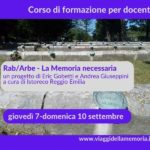 Corso di formazione docenti “Rab/Arbe – La Memoria necessaria”