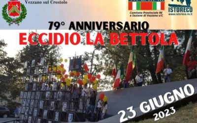 Venerdì 23 giugno il 79° Anniversario dell’eccidio de La Bettola