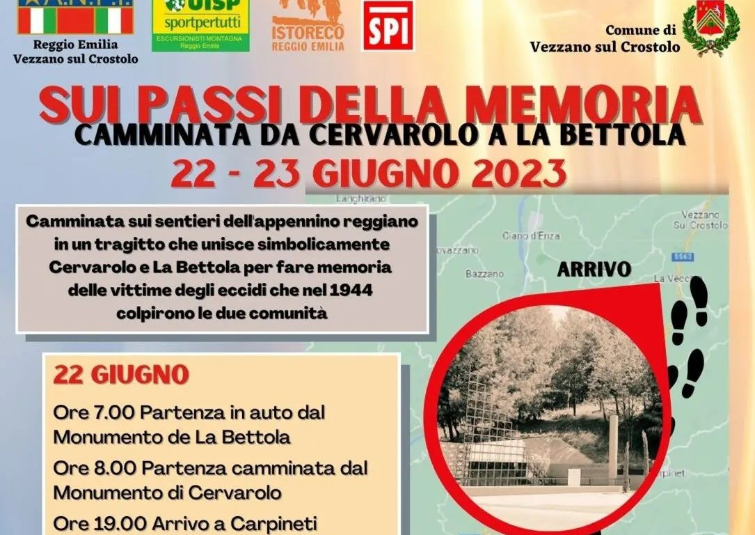 Da Cervarolo a La Bettola “Sui passi della memoria” 2023