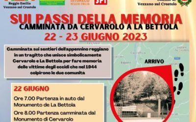 Da Cervarolo a La Bettola “Sui passi della memoria” 2023