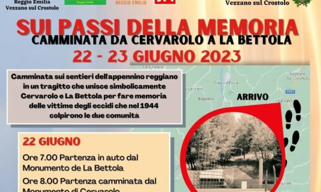 Da Cervarolo a La Bettola “Sui passi della memoria” 2023