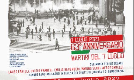 Per i morti di Reggio Emilia: 63° anniversario dell’eccidio del 7 luglio 1960