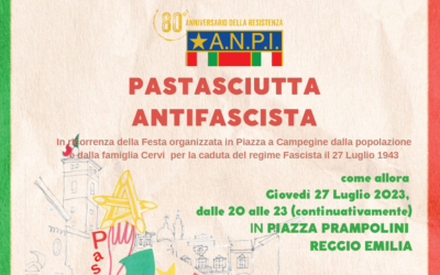 Pastasciutta antifascista nel centro di Reggio Emilia
