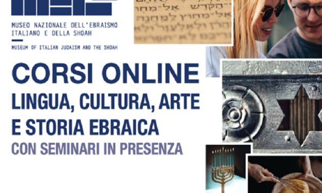 Corsi online del Meis dedicati a lingua, cultura, storia e cucina ebraica, sconti per i soci Istoreco