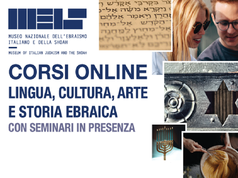 Corsi online del Meis dedicati a lingua, cultura, storia e cucina ebraica, sconti per i soci Istoreco