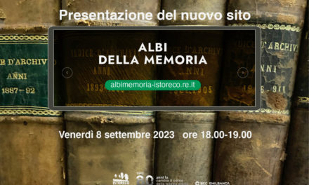Presentazione del nuovo sito degli Albi della Memoria