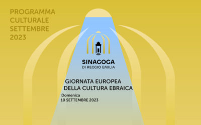 Giornata europea della cultura ebraica 2023, il programma reggiano del 10 settembre