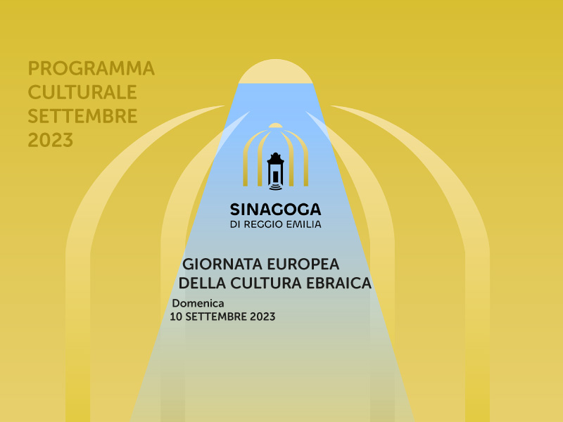 Giornata europea della cultura ebraica 2023, il programma reggiano del 10 settembre