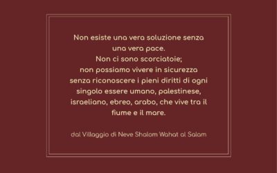 Conflitto in Israele, la riflessione di pace di Neve Shalom – Wahat al Salam