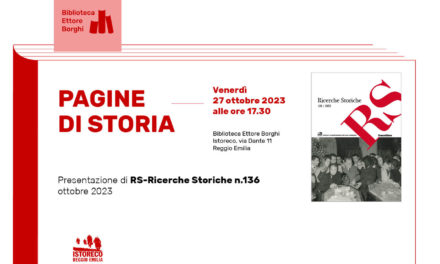 Presentazione del nuovo numero di RS-Ricerche Storiche (136/2023)