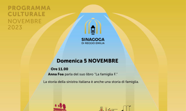 Anna Foa parla del suo libro “La famiglia F.” in sinagoga il 5 novembre