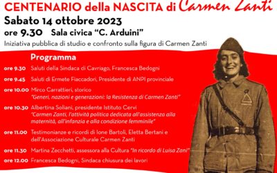 Centenario della nascita di Carmen Zanti