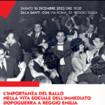 “L’importanza del ballo nella vita sociale dell’immediato dopoguerra a Reggio Emilia”