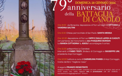 79° anniversario della Battaglia di Canolo di Correggio