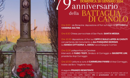 79° anniversario della Battaglia di Canolo di Correggio