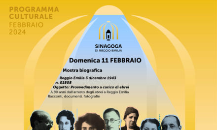 Domenica 11 febbraio visita guidata alla mostra “Reggio Emilia 3 dicembre 1943 n. 01808 Oggetto: Provvedimento a carico di ebrei”