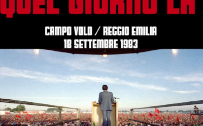 Il docufilm sull’ultimo intervento di Berlinguer alla festa nazionale dell’Unità proiettato a Cavriago