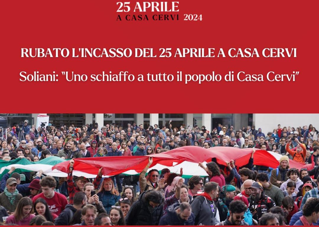 Solidarietà di Istoreco all’Istituto Cervi dopo il furto avvenuto il 25 aprile