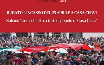 Solidarietà di Istoreco all’Istituto Cervi dopo il furto avvenuto il 25 aprile