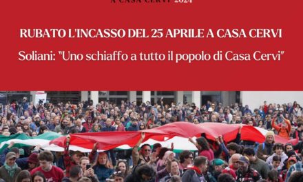 Solidarietà di Istoreco all’Istituto Cervi dopo il furto avvenuto il 25 aprile