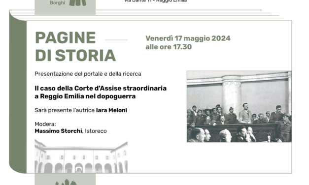 Presentazione del portale e della ricerca “Il caso della Corte d’Assise straordinaria a Reggio Emilia nel dopoguerra”