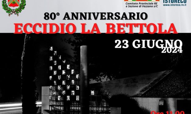 Domenica 23 giugno 2024 l’80° Anniversario dell’eccidio de La Bettola