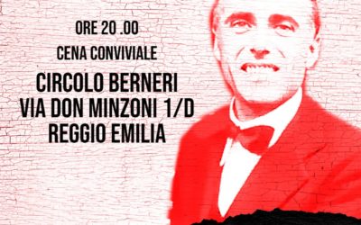 Giacomo Matteotti: 100 anni dopo – Cena conviviale al Circolo Bernieri