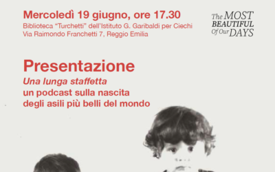 Una lunga staffetta: presentazione del podcast sulla storia dei servizi educativi 0-6 reggiano il 19 giugno a Reggio Emilia