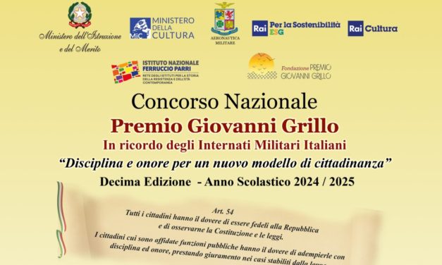 Decima edizione del premio nazionale Giovanni Grillo in ricordo degli Internati Militari Italiani