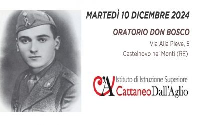 “Aldo Dall’Aglio a ottanta anni dalla sua scomparsa” a Castelnovo Monti RINVIATO PER MALTEMPO