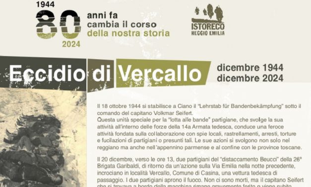 80 anni fa l’eccidio di Vercallo di Casina: l’appello di Istoreco per dare un nome a tre vittime ancora sconosciute