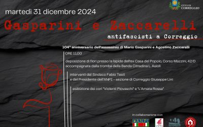 Gasparini e Zaccarelli, antifascisti a Correggio 2024