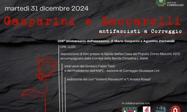 Gasparini e Zaccarelli, antifascisti a Correggio 2024