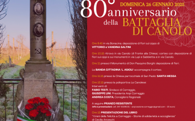 80° anniversario della Battaglia di Canolo di Correggio