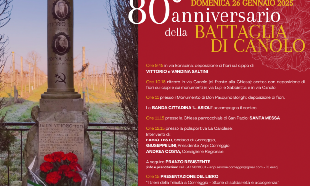 80° anniversario della Battaglia di Canolo di Correggio