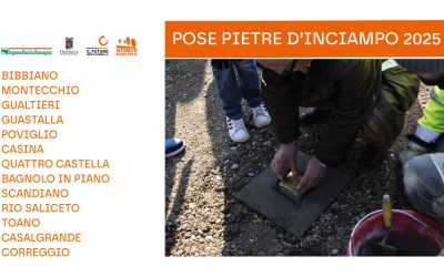 15 nuove pietre d’inciampo nel 2025 per la provincia di Reggio Emilia