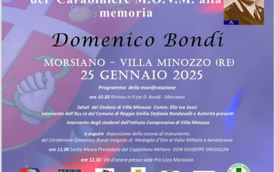 Morsiano e Villa Minozzo ricordano Domenico Bondi, carabiniere e partigiano