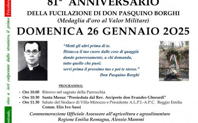 Villa Minozzo celebra l’81° Anniversario della fucilazione di Don Pasquino Borghi