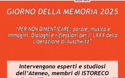 UNIMORE ricorda il Giorno della Memoria 2025