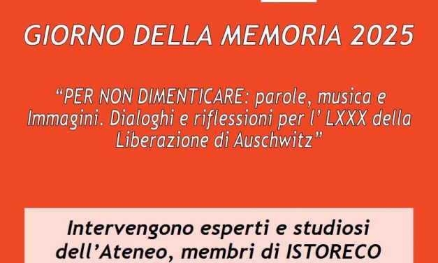 UNIMORE ricorda il Giorno della Memoria 2025