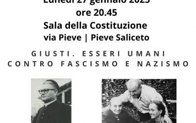“Giusti. Esseri umani contro Fascismo e Nazismo” a Gualtieri