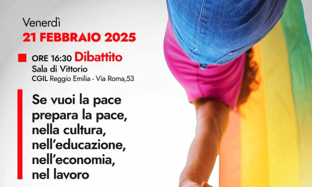 Se vuoi la pace prepara la pace. Nella cultura, nell’educazione, nell’economia, nel lavoro